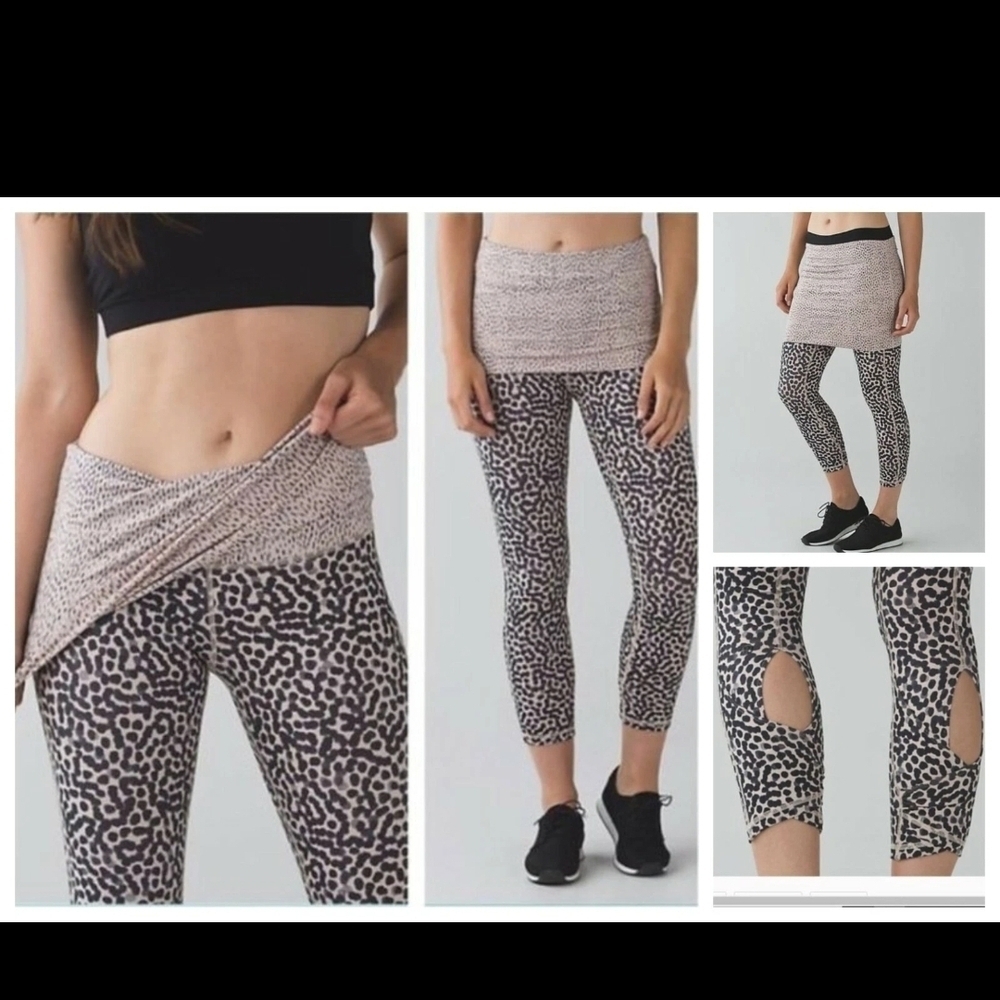 lululemon athletica Leopard Print Leggings